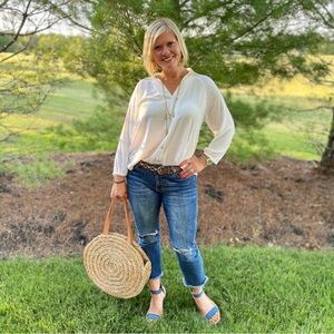 Cabi The Ideal Button-Up Blouse Style 5715